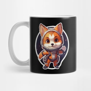 Red Fox Astronaut Mug